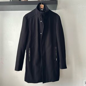 ZARA Medium Black Trench Coat